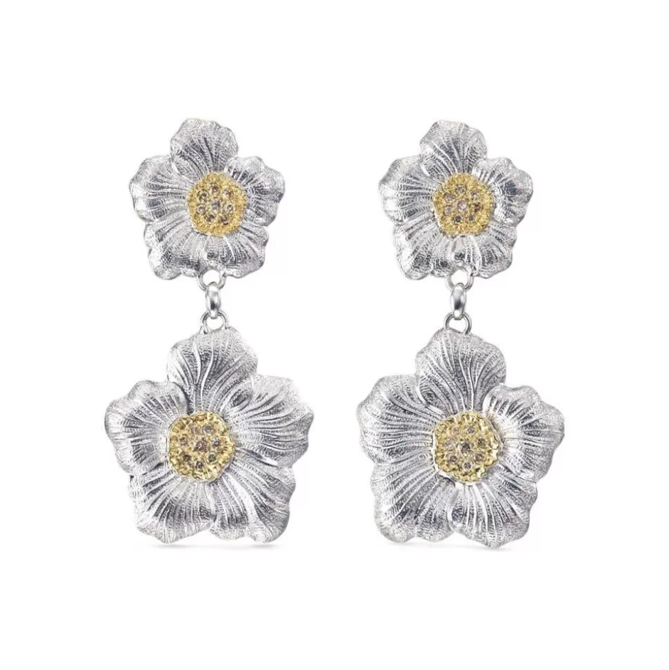 Buccellati Blossoms Diamonds Earrings< Earrings