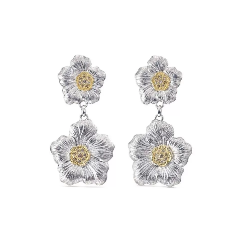 Buccellati Blossoms Diamonds Earrings< Earrings