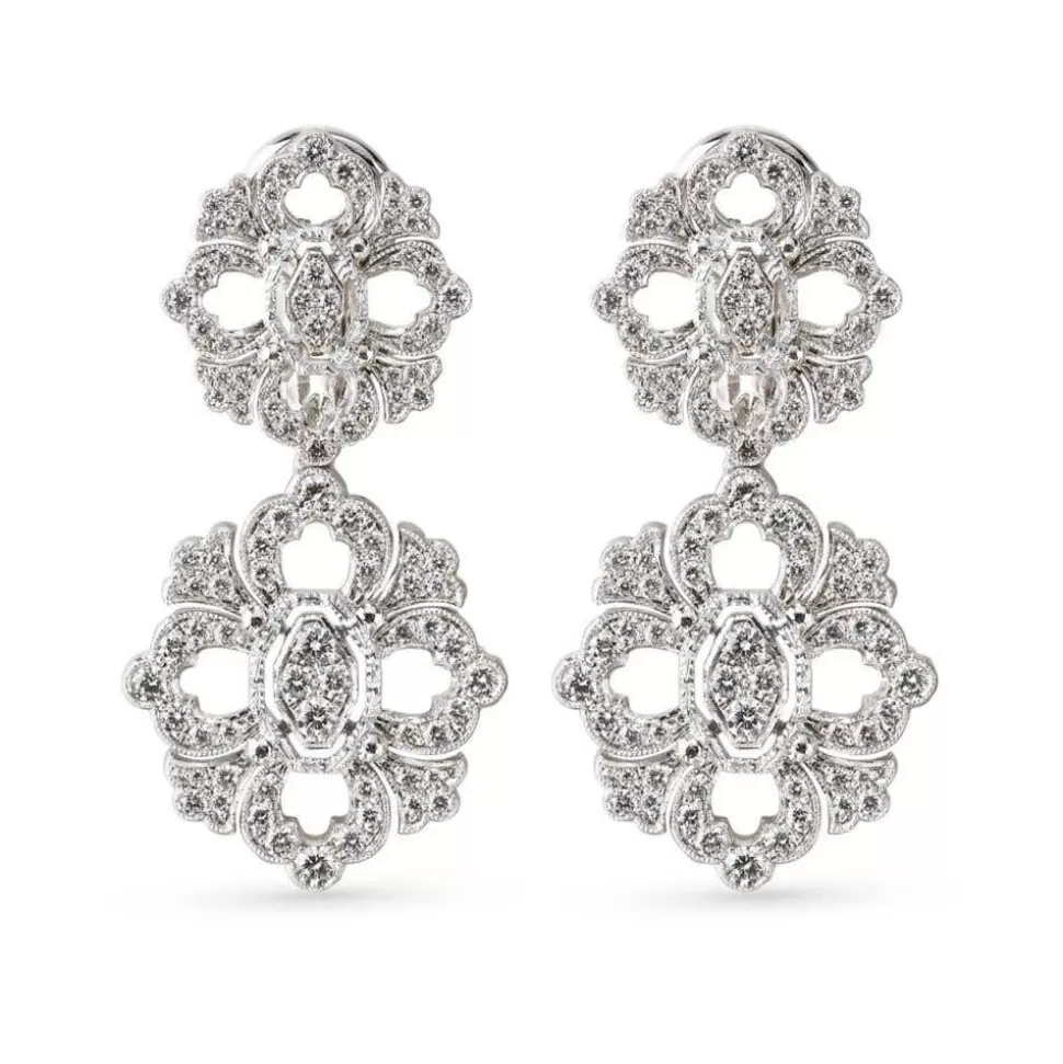 Buccellati Opera Full Pave' Earrings< Earrings