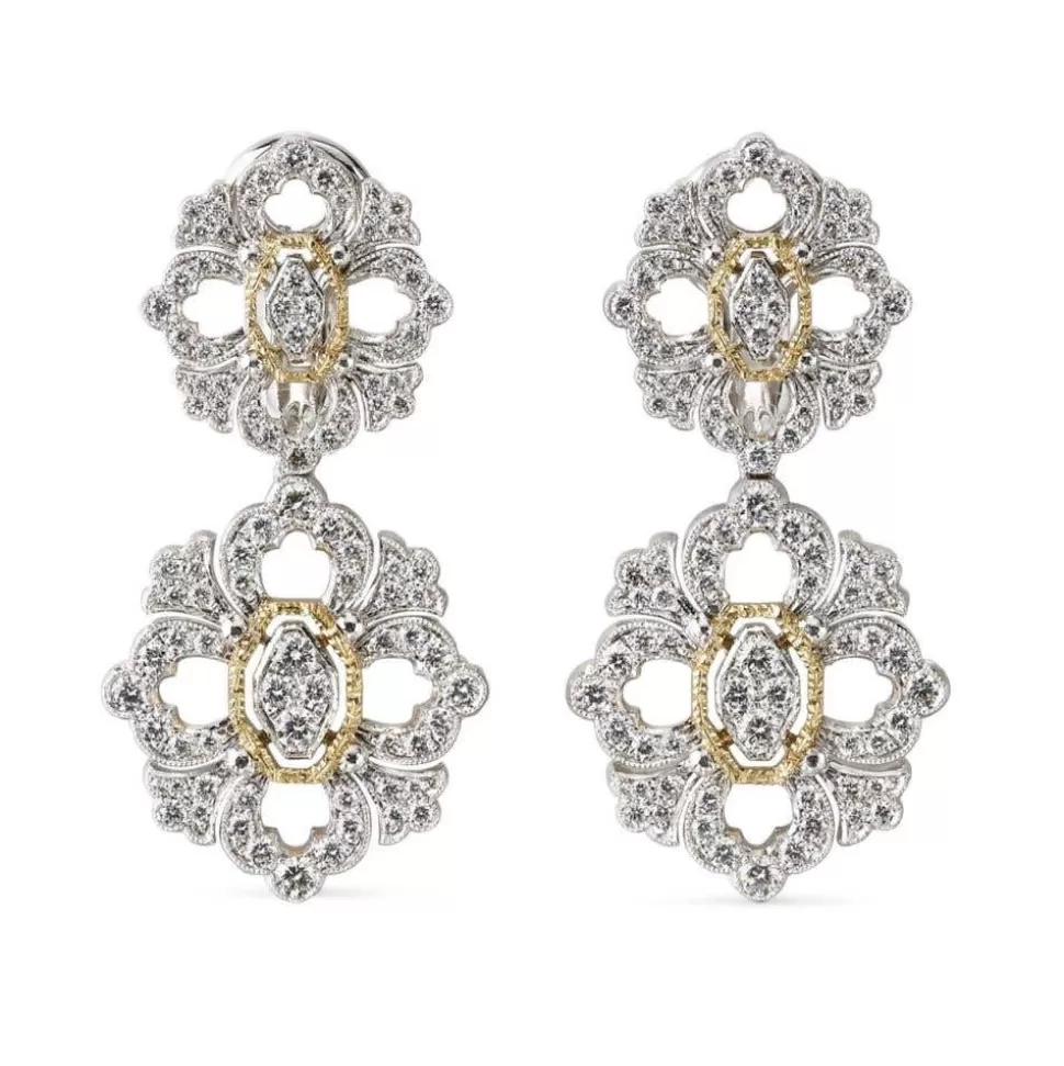 Buccellati Opera Full Pave' Earrings< Earrings