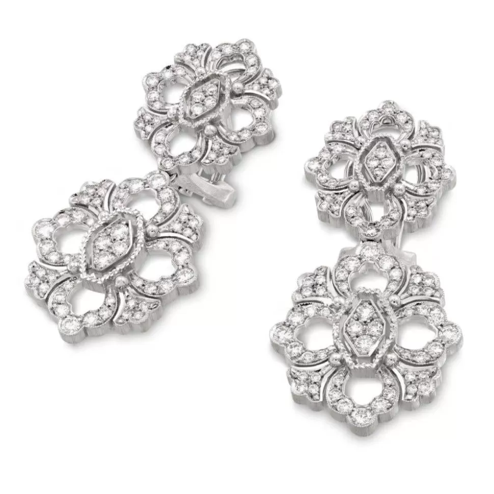 Buccellati Opera Full Pave' Earrings< Earrings
