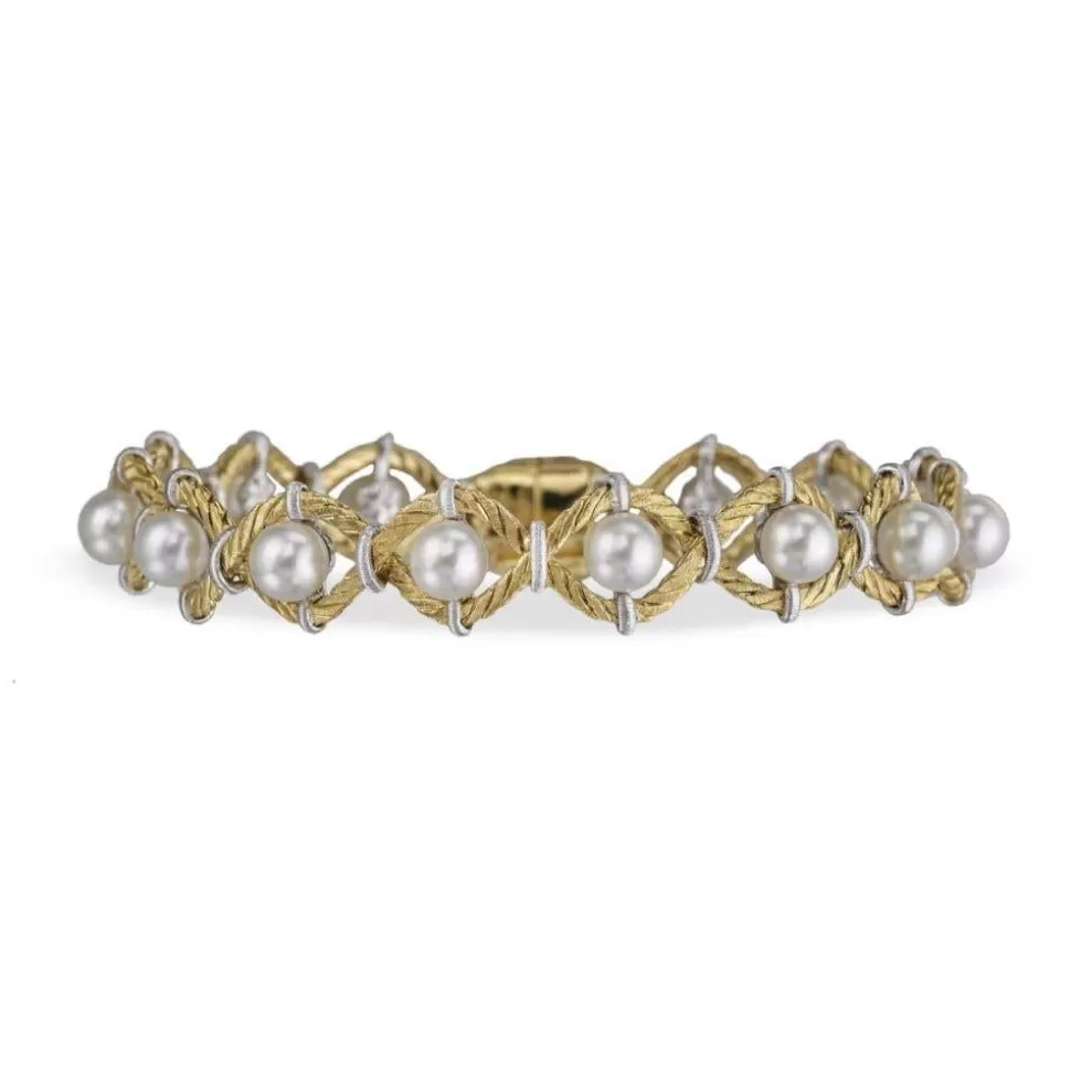 Buccellati Rete Con Perle Bracelet< Bracelets