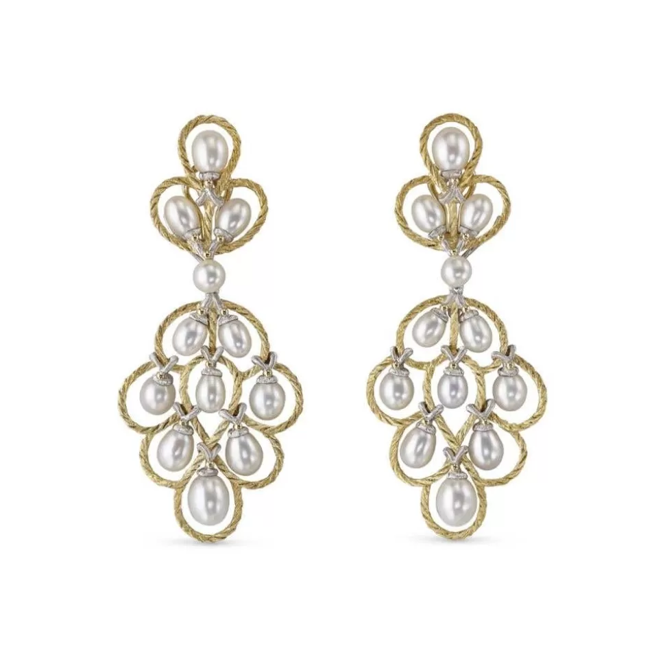 Buccellati Rete Con Perle Earrings< Earrings